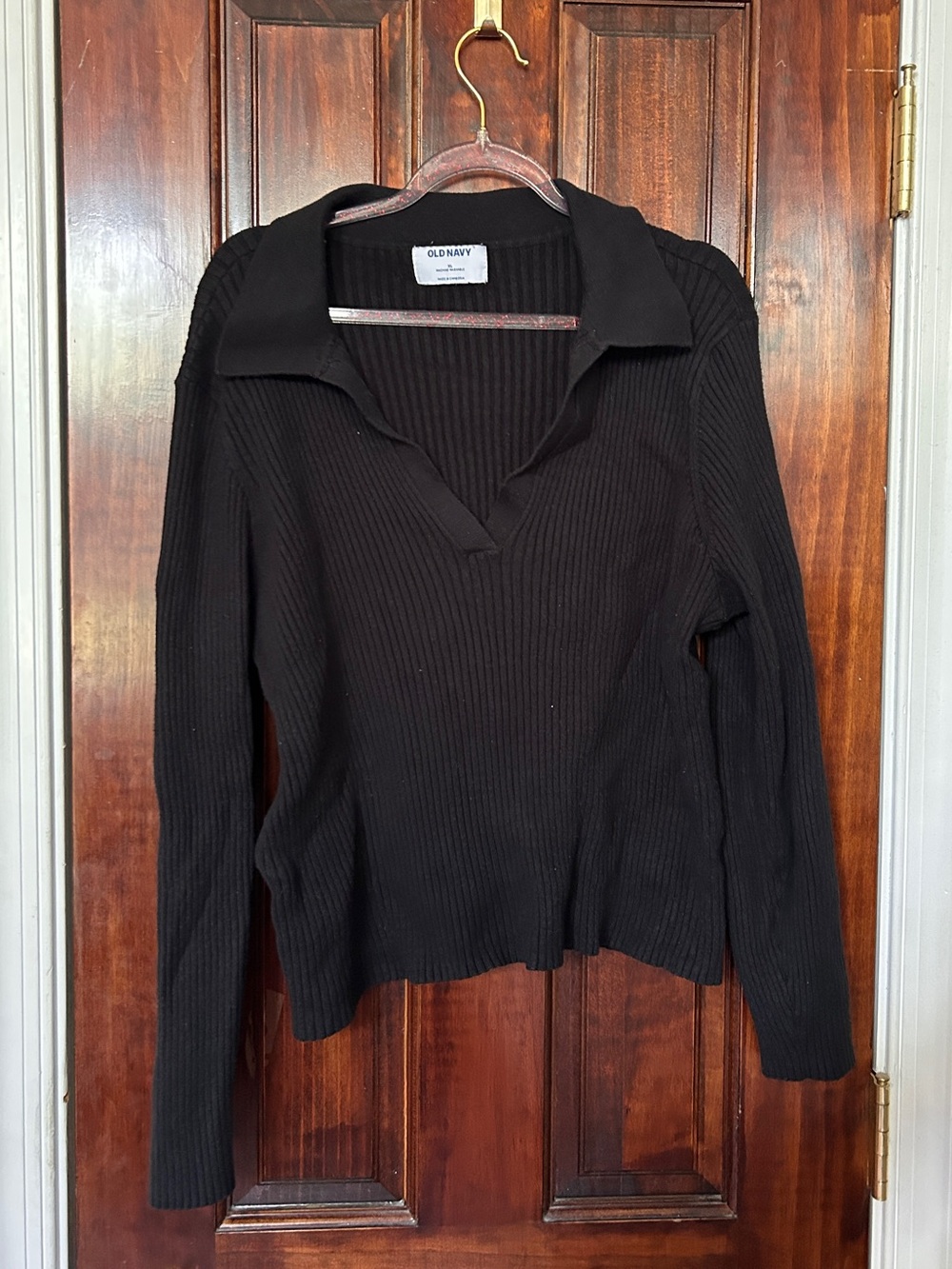 Black Collared Sweater